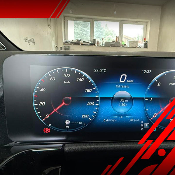 Display protection film for Mercedes S Class Coupe W222 (2017-2020) Anti-Fingerprint, Matte