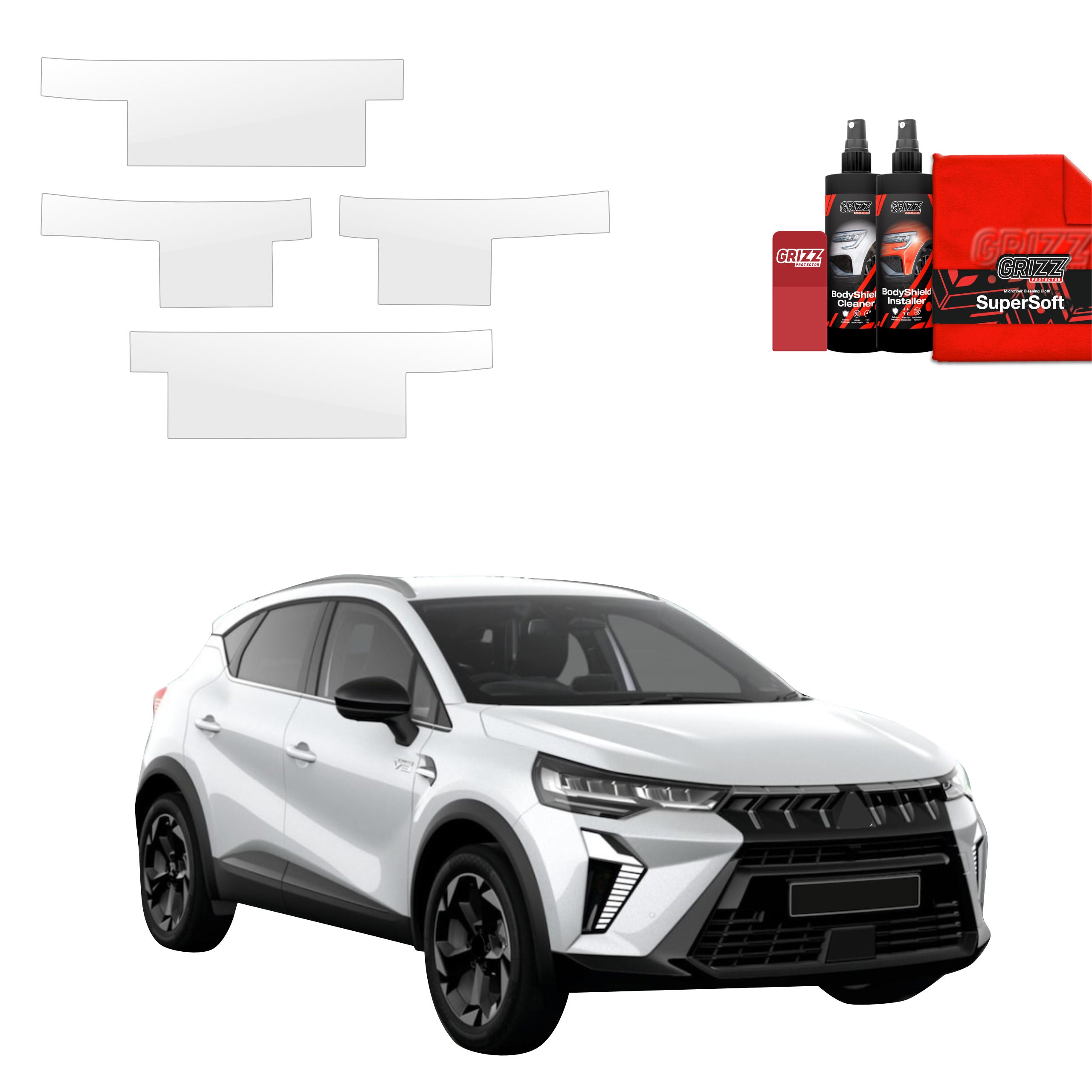 Folie de protecție 4în1 pentru praguri - Mitsubishi ASX facelift