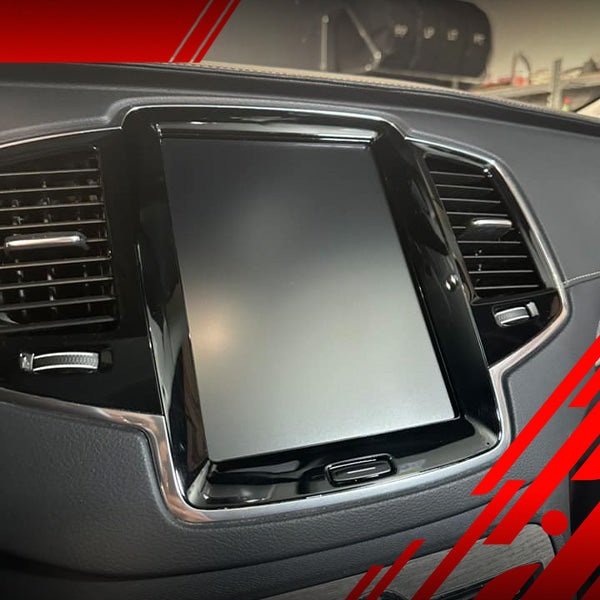 Película protectora para pantalla para Volvo XC90 (2015-2020) anti-huellas, mate