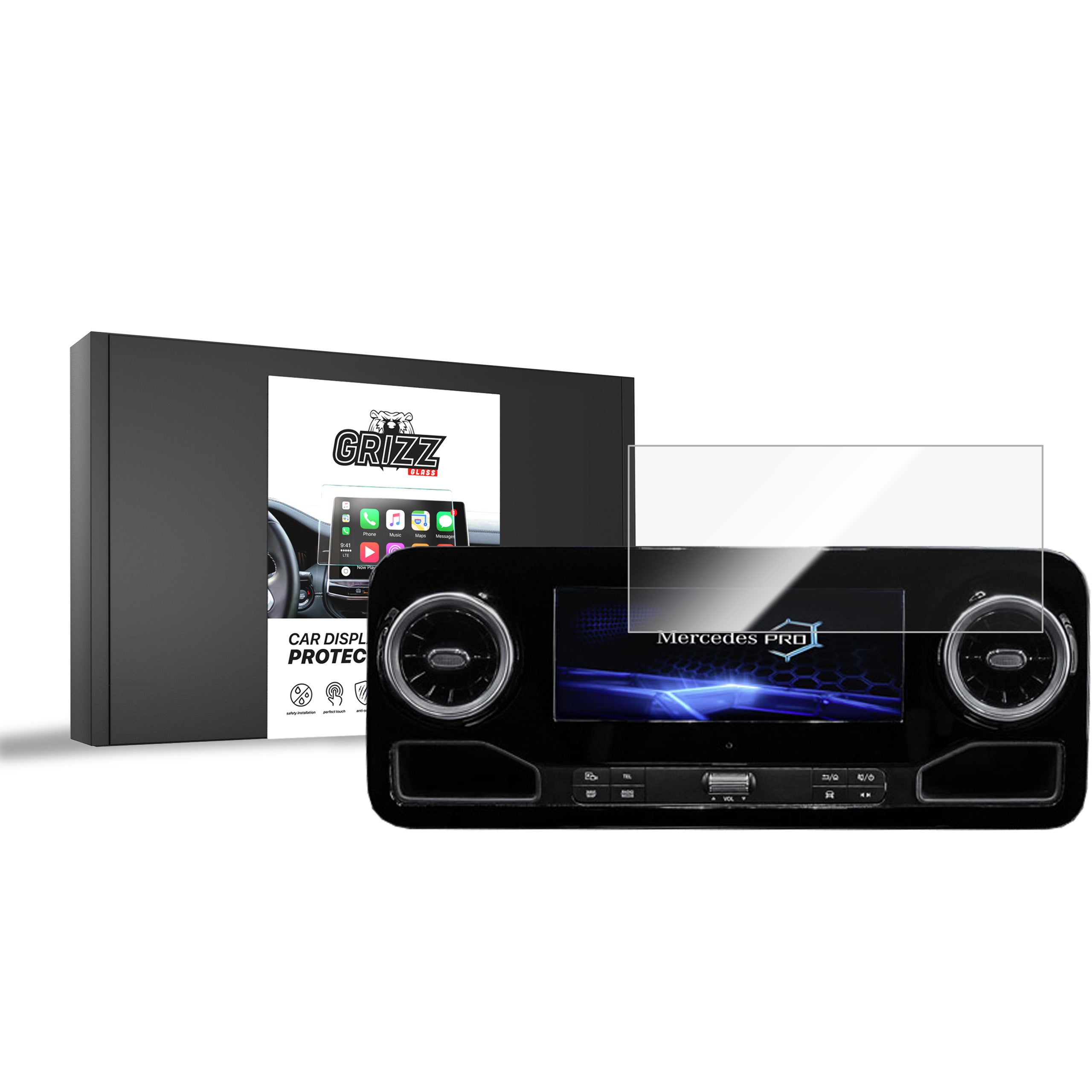 UPSCREEN matte Glas Schutzfolie (für Mercedes-Benz GLC X253 Mopf 2019 UPSCREEN matte Glas Schutzfolie (für Mercedes-Benz GLC X253 Mopf 2019