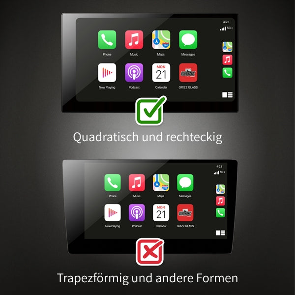 Screen protectors are accurate to the millimeter