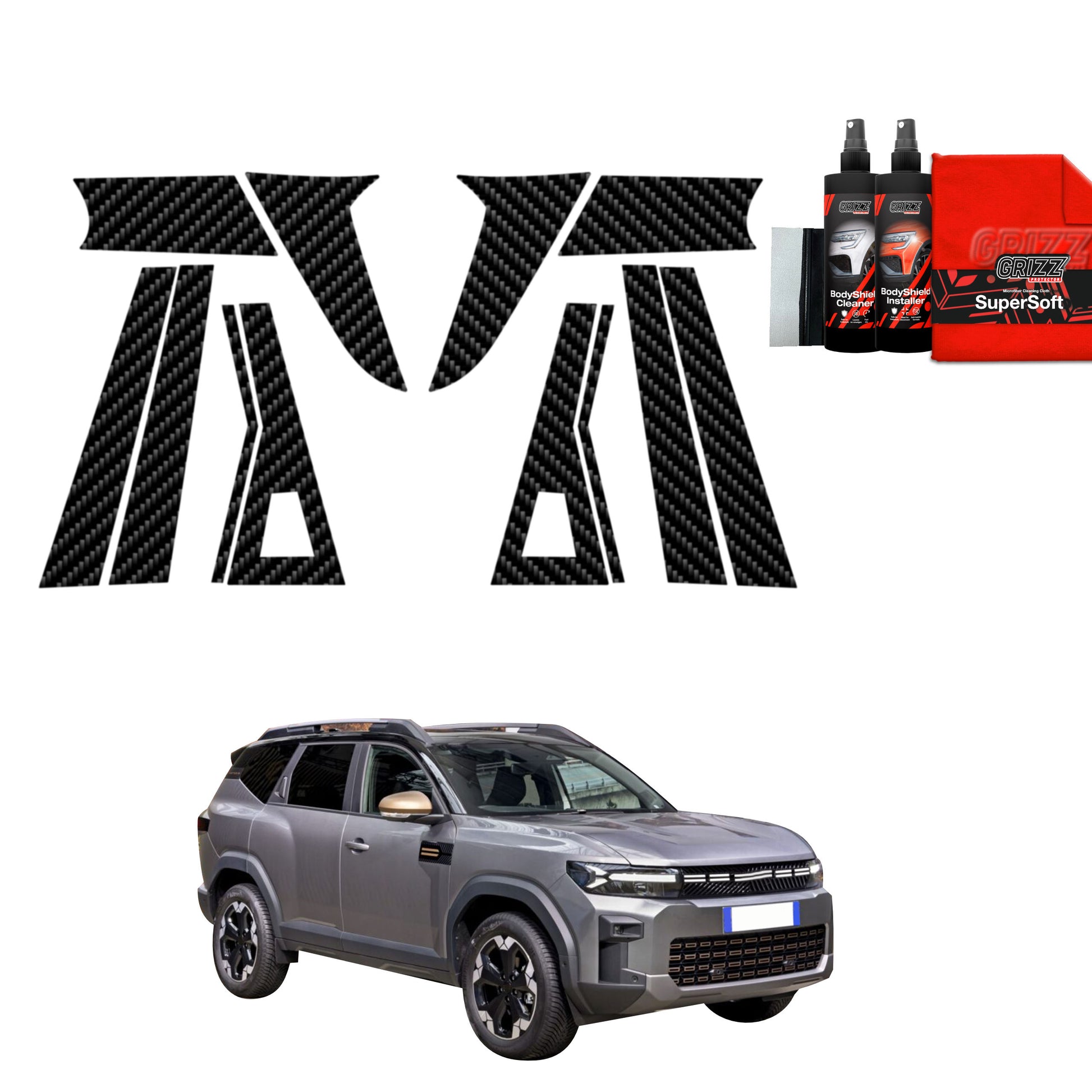 Protective film for exterior car parts – shields against scratches, chips, and scuffs