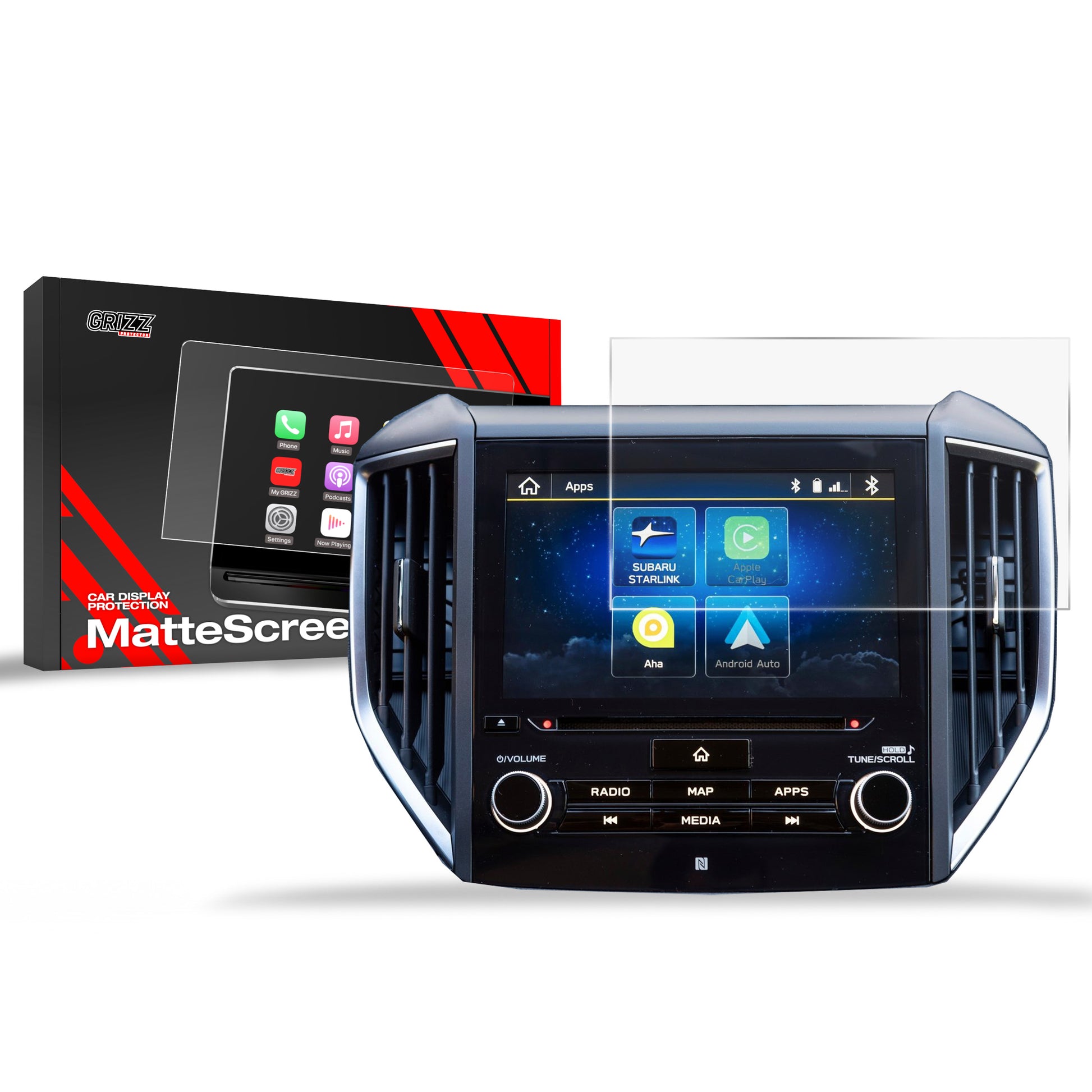 Anti-fingerprint screen protector for car touchscreen