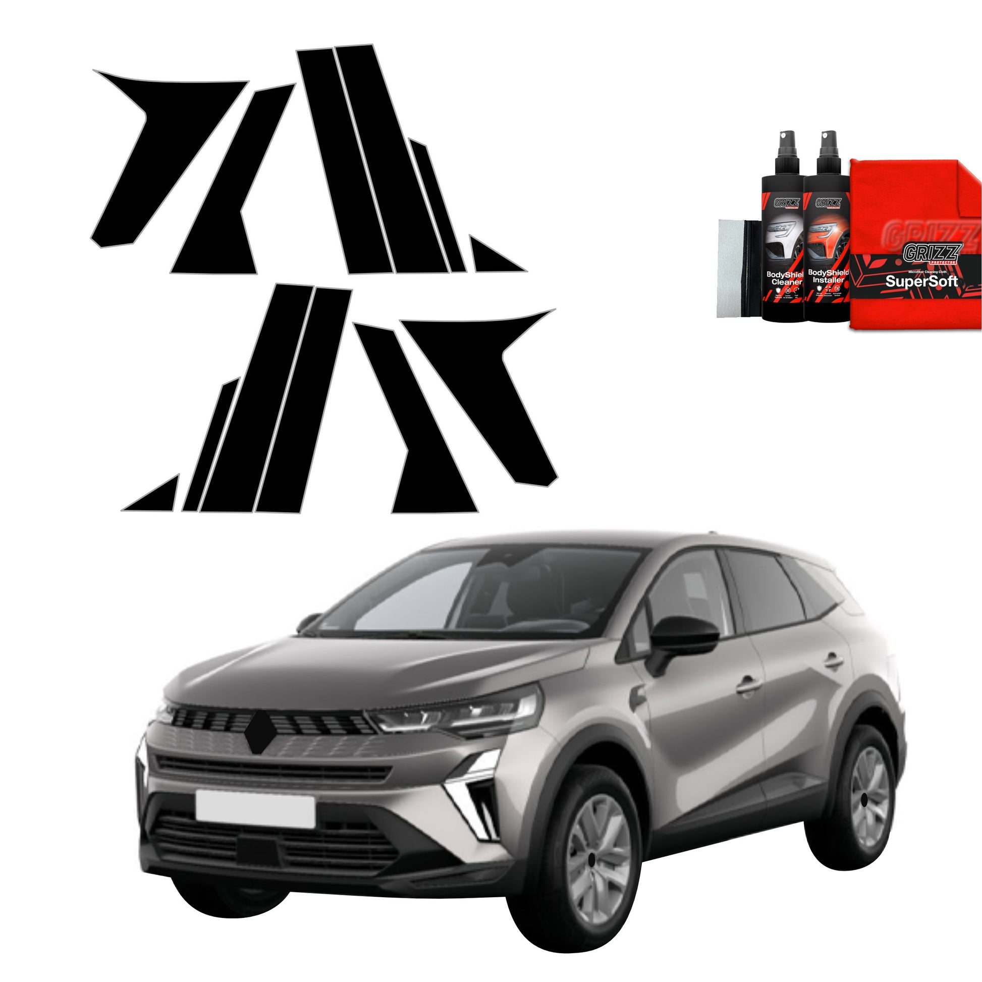 Protective film for exterior car parts – shields against scratches, chips, and scuffs