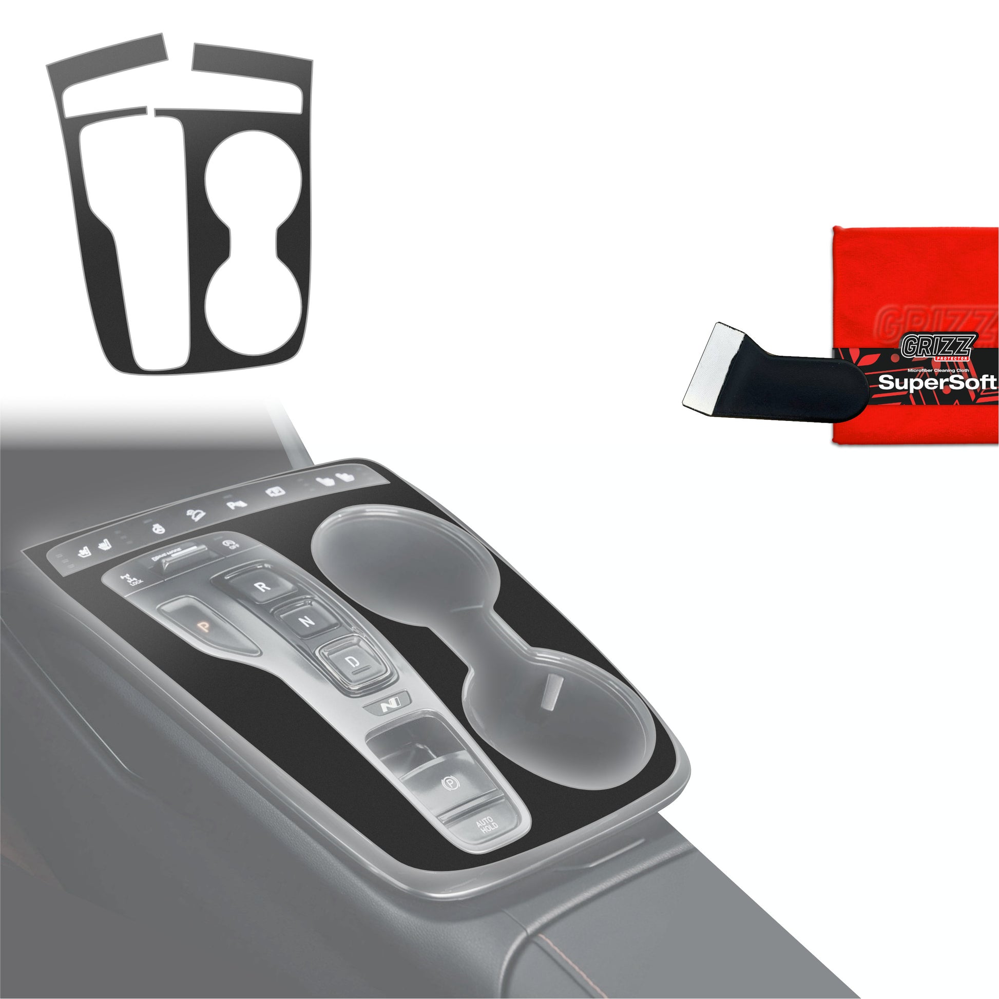 Scratch-resistant film for automotive interior elements