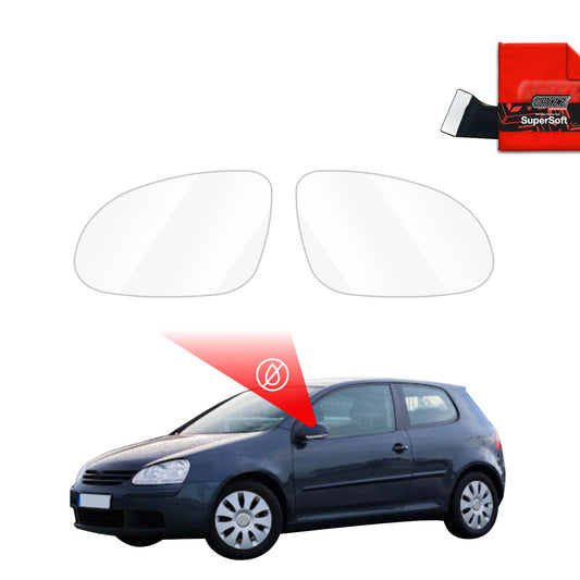 Rain protection film for exterior mirrors