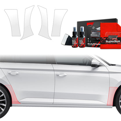 Protective film for exterior car parts – shields against scratches, chips, and scuffs
