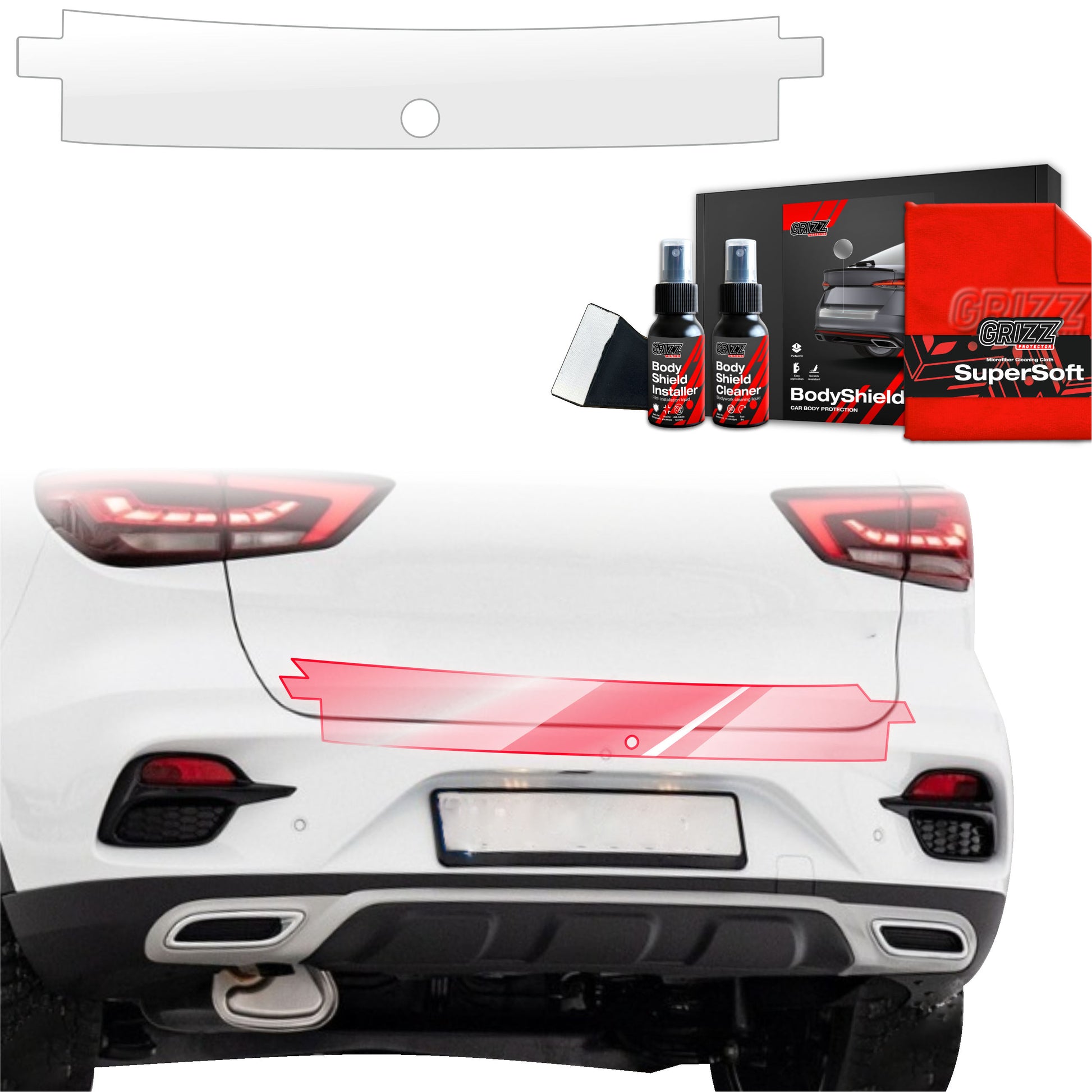 Protective film for exterior car parts – shields against scratches, chips, and scuffs