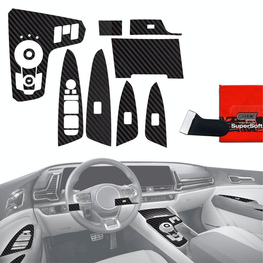Scratch-resistant film for automotive interior elements