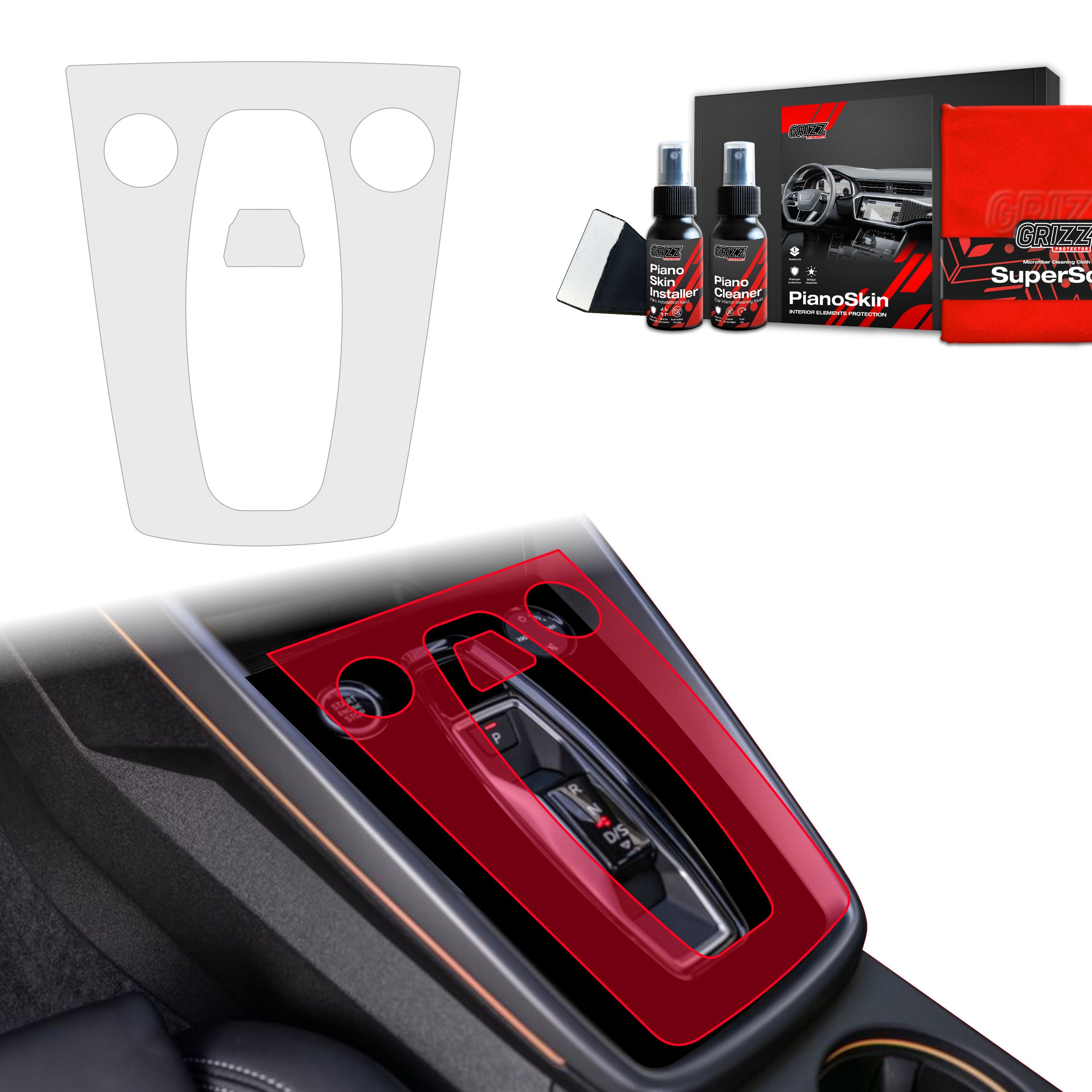 Folii Piano Skin pentru Audi - Mat & Clar