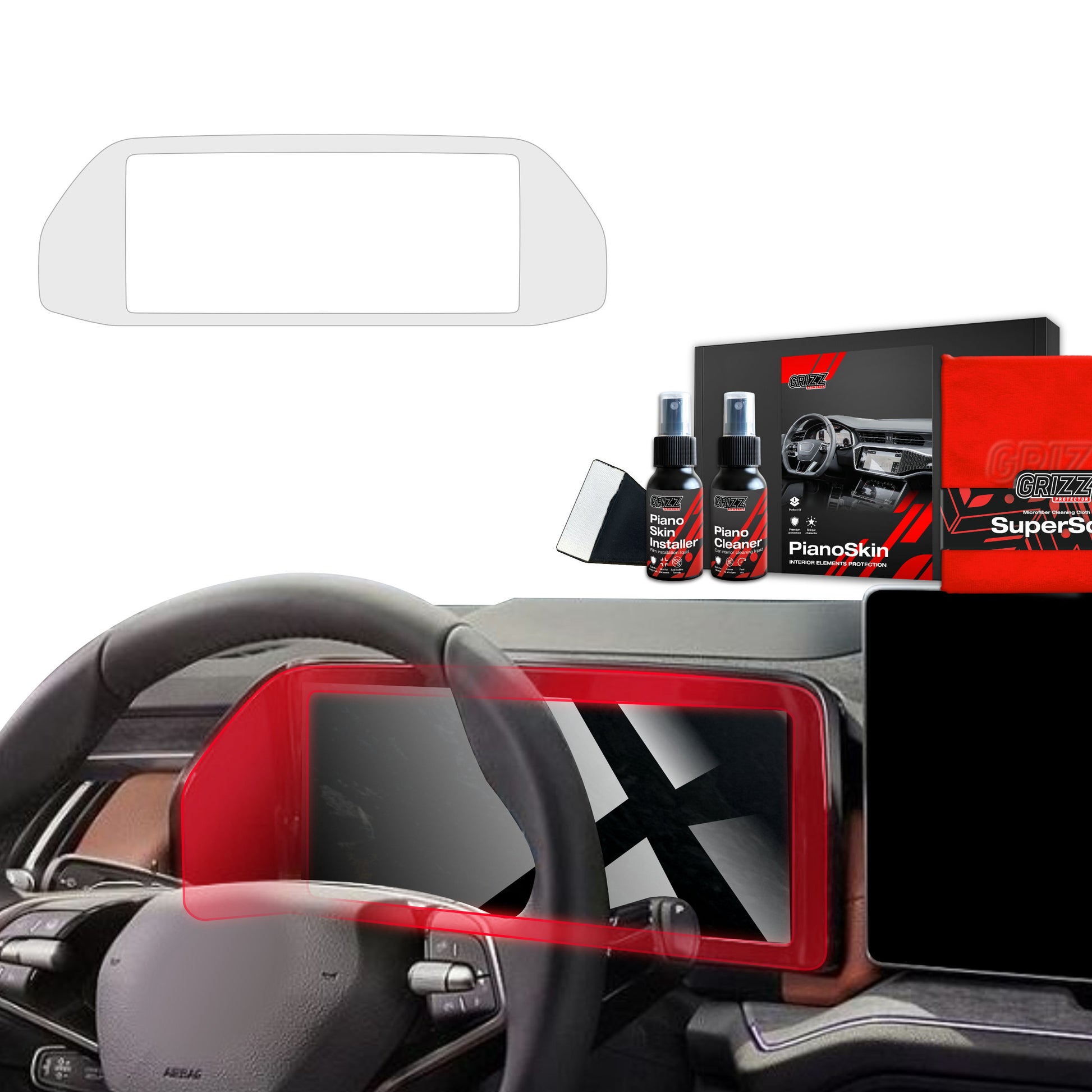 Scratch-resistant film for automotive interior elements