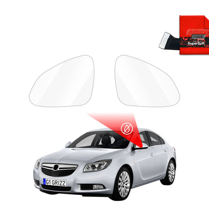 Rain protection film for exterior mirrors