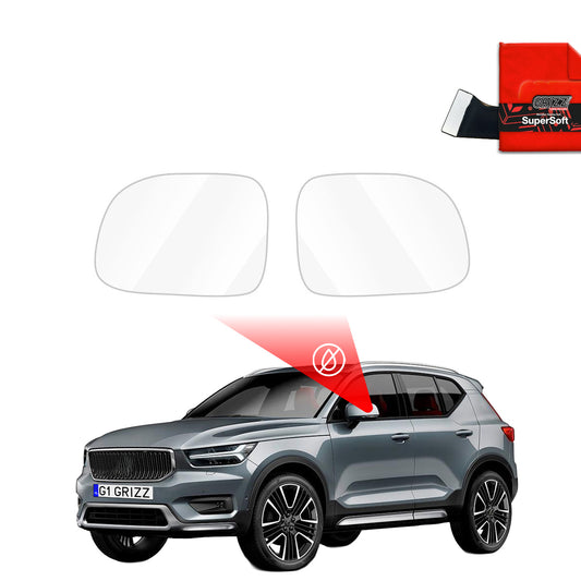Rain protection film for exterior mirrors