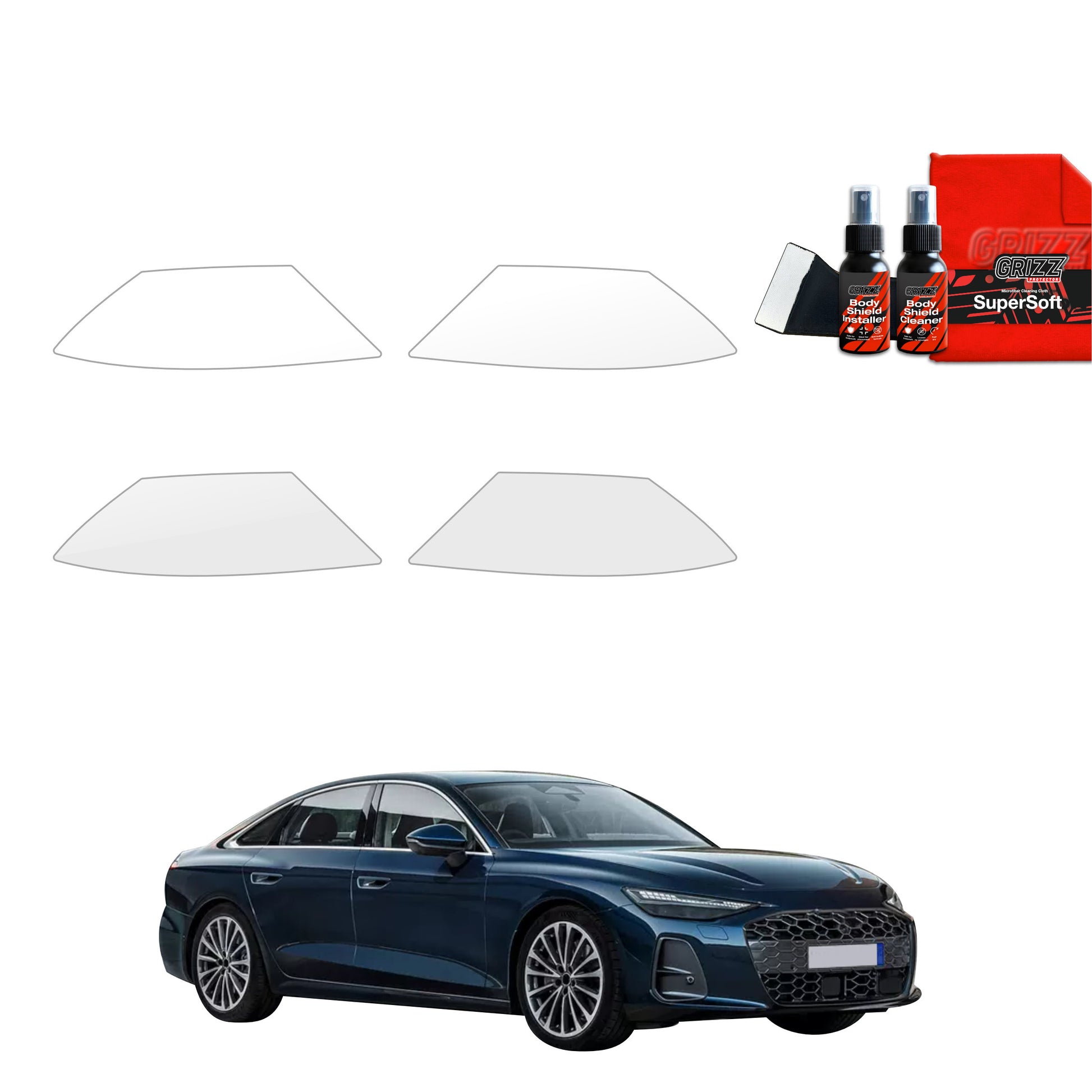 Protective film for exterior car parts – shields against scratches, chips, and scuffs