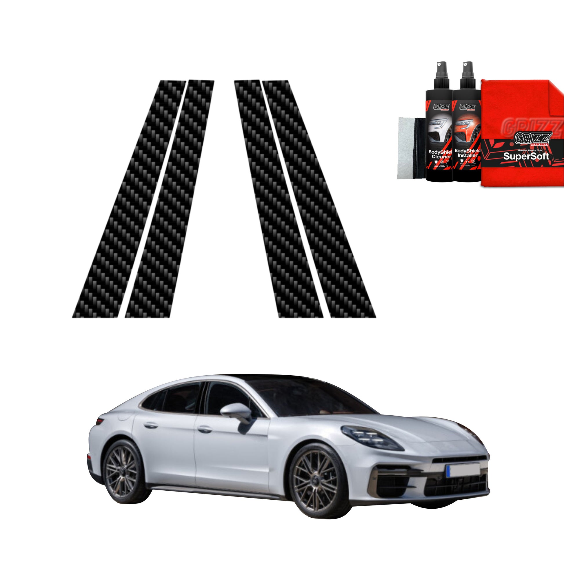 Protective film for exterior car parts – shields against scratches, chips, and scuffs