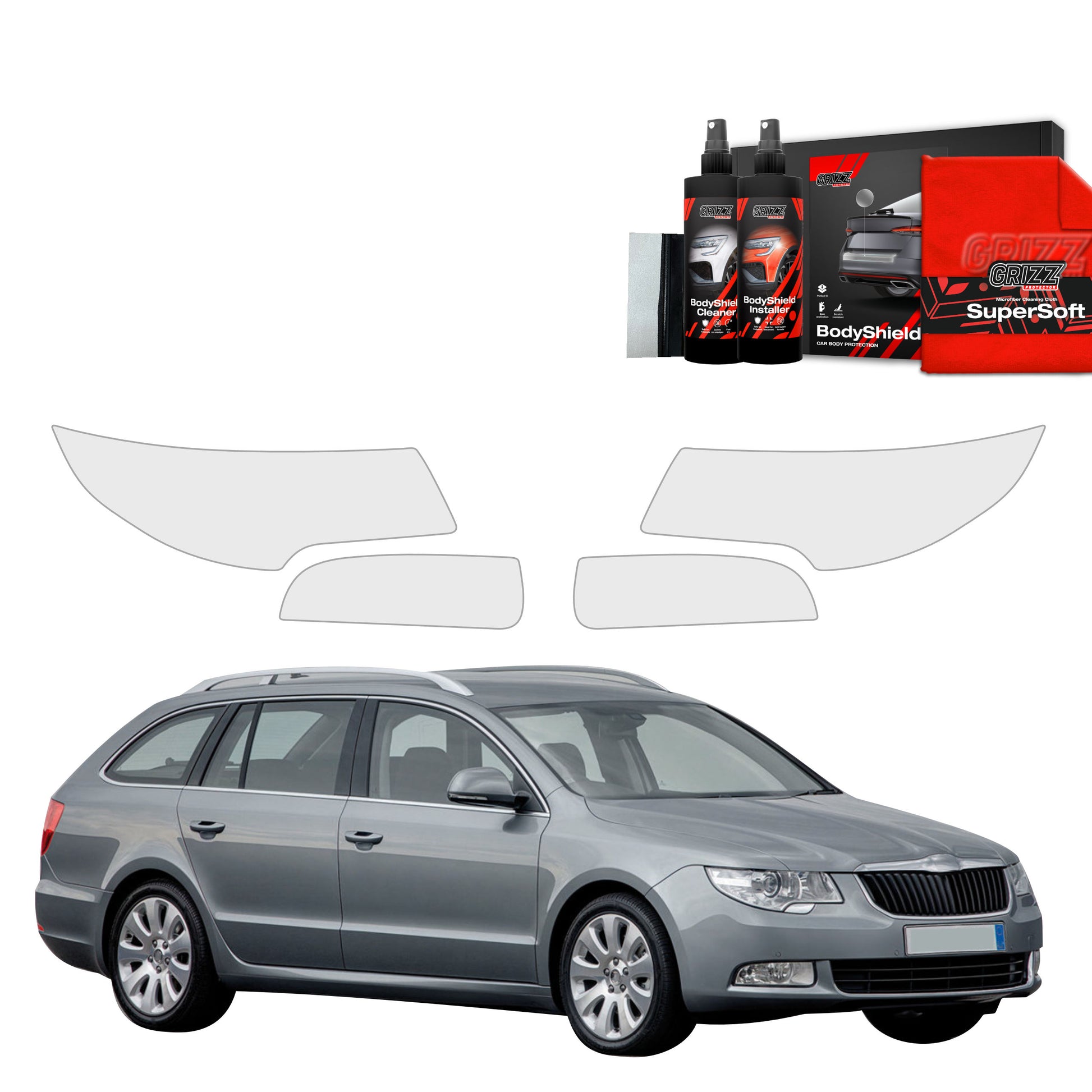 Protective film for exterior car parts – shields against scratches, chips, and scuffs