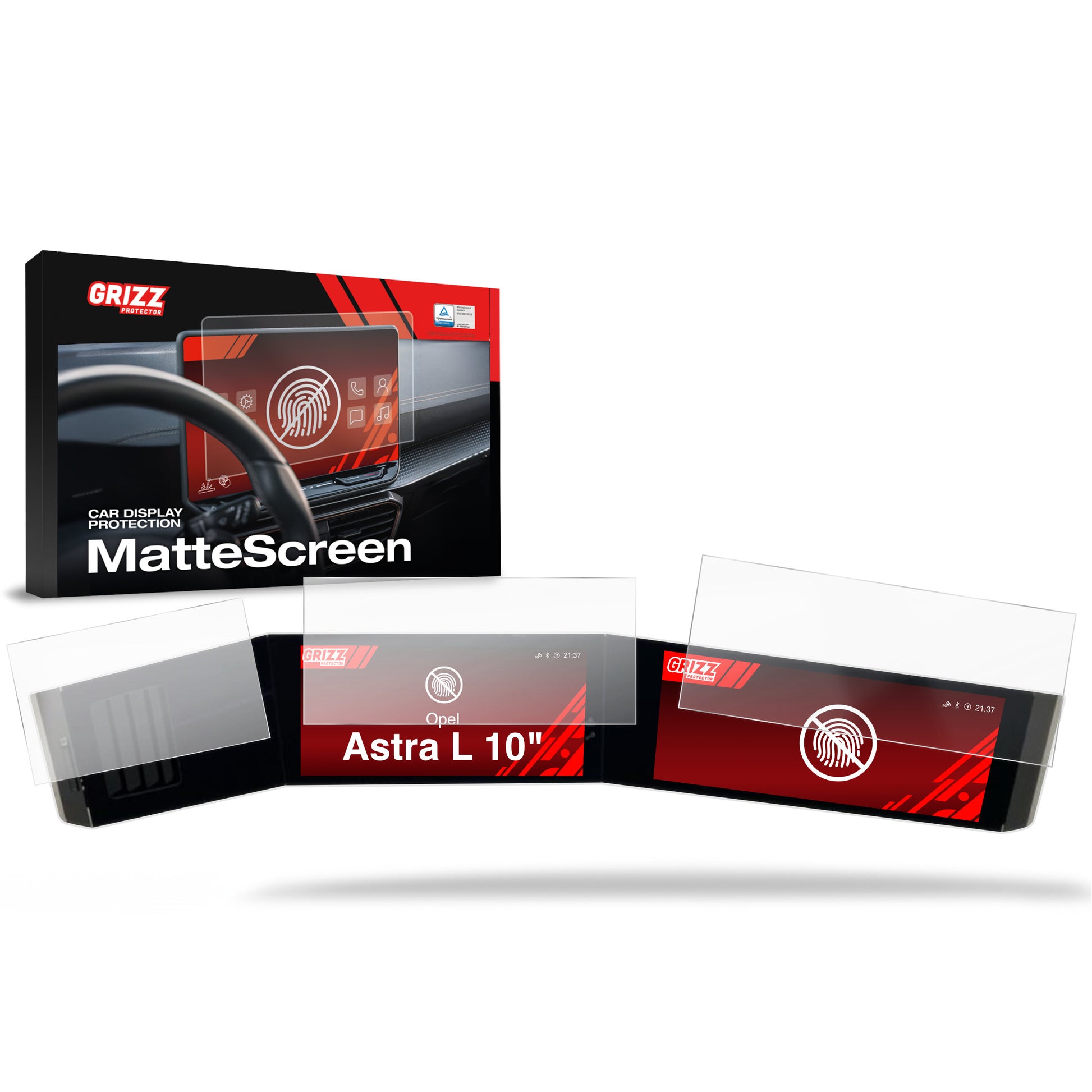 Anti-fingerprint screen protector for car touchscreen
