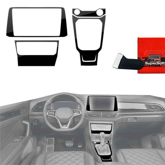Scratch-resistant film for automotive interior elements