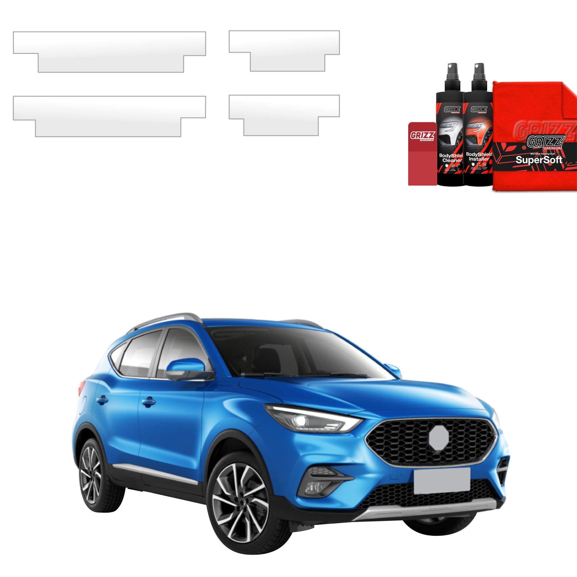 Protective film for exterior car parts – shields against scratches, chips, and scuffs