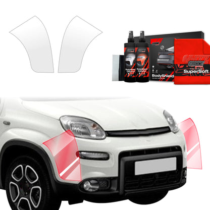 Protective film for exterior car parts – shields against scratches, chips, and scuffs