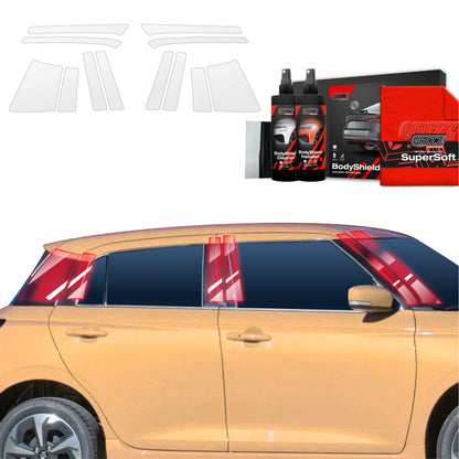 Protective film for exterior car parts – shields against scratches, chips, and scuffs