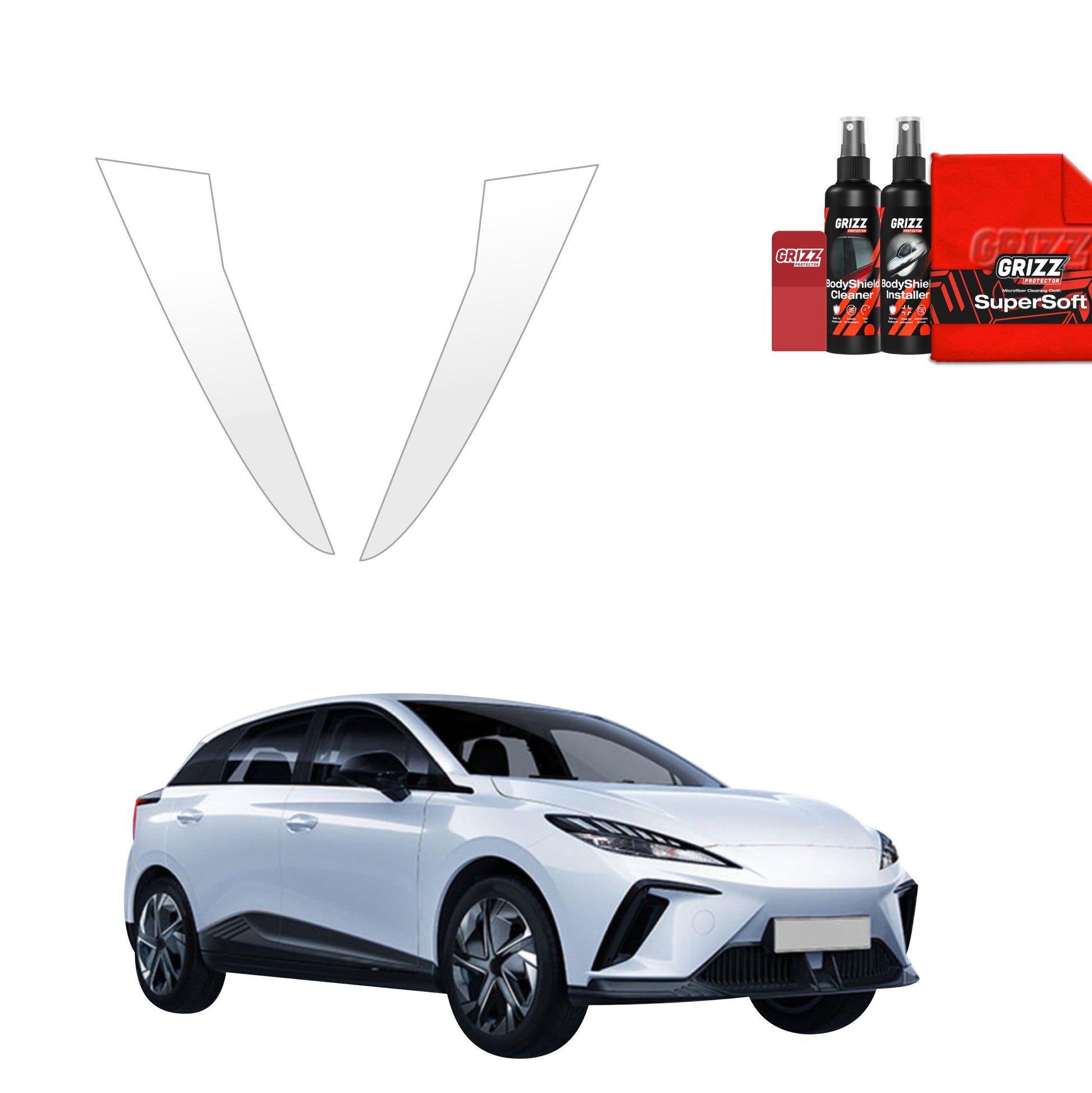 Protective film for exterior car parts – shields against scratches, chips, and scuffs