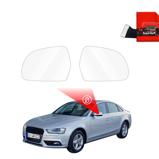 Rain protection film for exterior mirrors