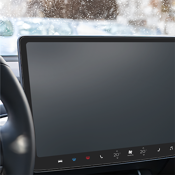 Car infotainment screen protection film - perfect fit