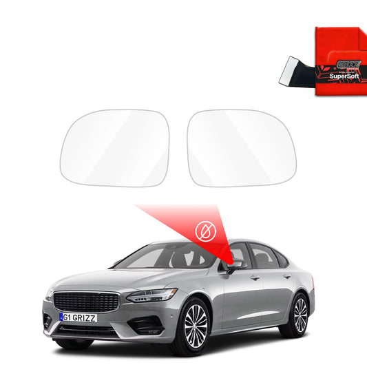 Rain protection film for exterior mirrors