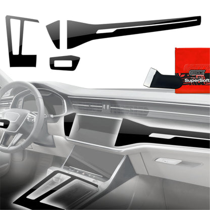 Scratch-resistant film for automotive interior elements