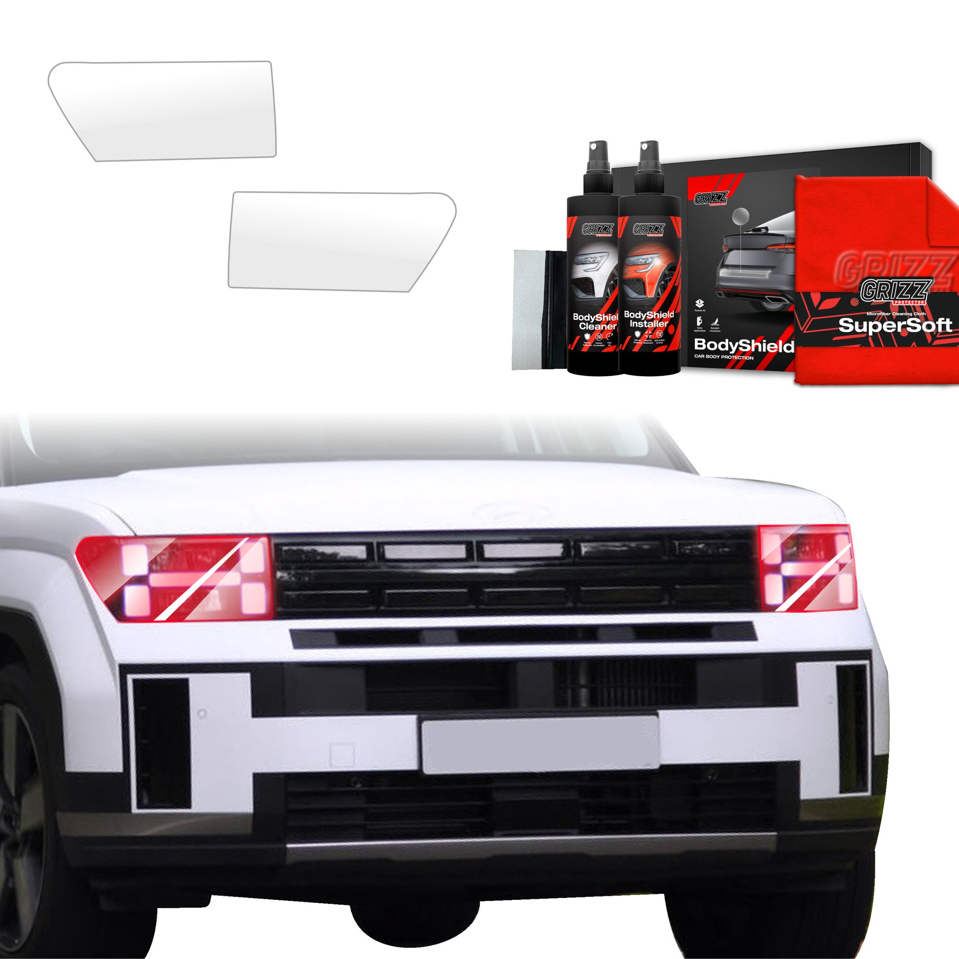 Protective film for exterior car parts – shields against scratches, chips, and scuffs