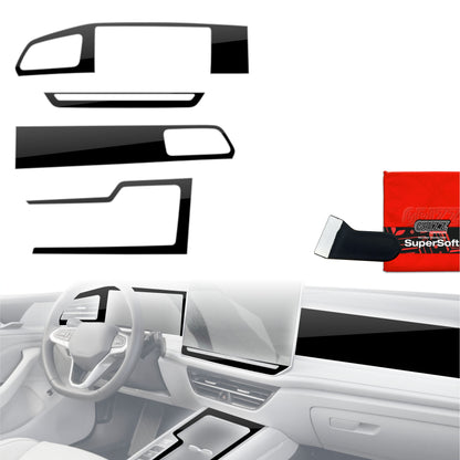 Scratch-resistant film for automotive interior elements