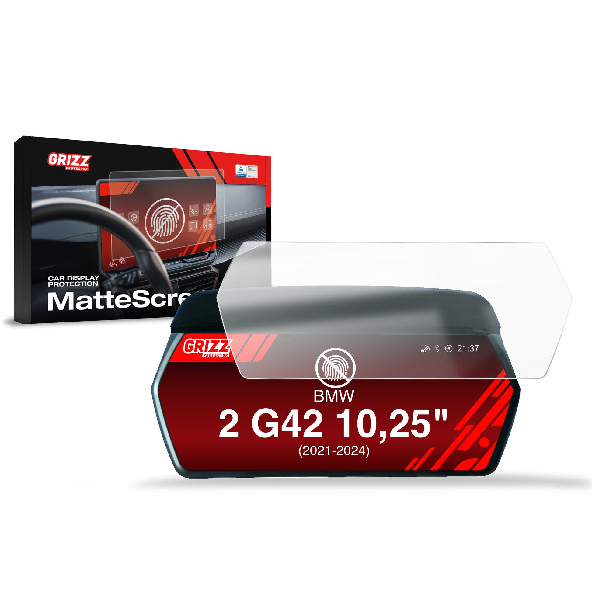 Anti-fingerprint screen protector for car touchscreen