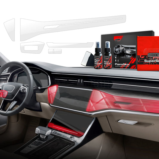 Scratch-resistant film for automotive interior elements