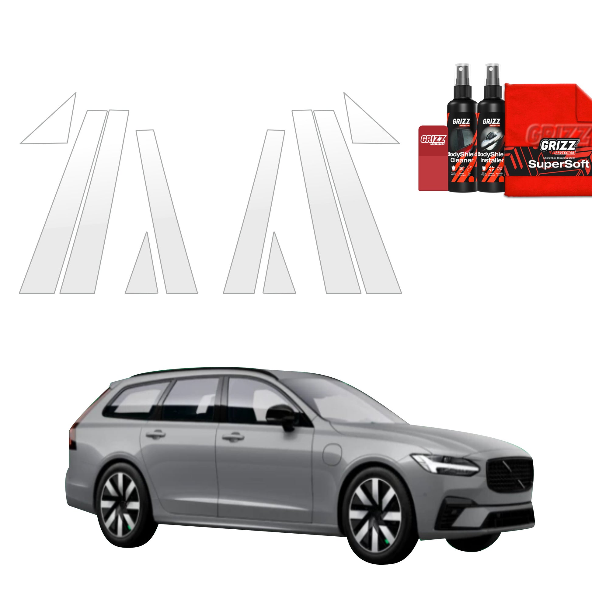 Protective film for exterior car parts – shields against scratches, chips, and scuffs