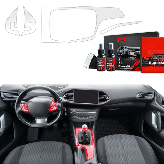 Scratch-resistant film for automotive interior elements