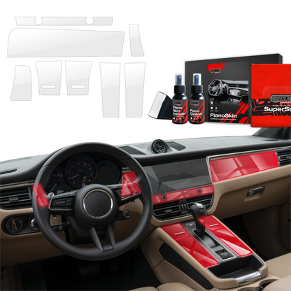 Scratch-resistant film for automotive interior elements