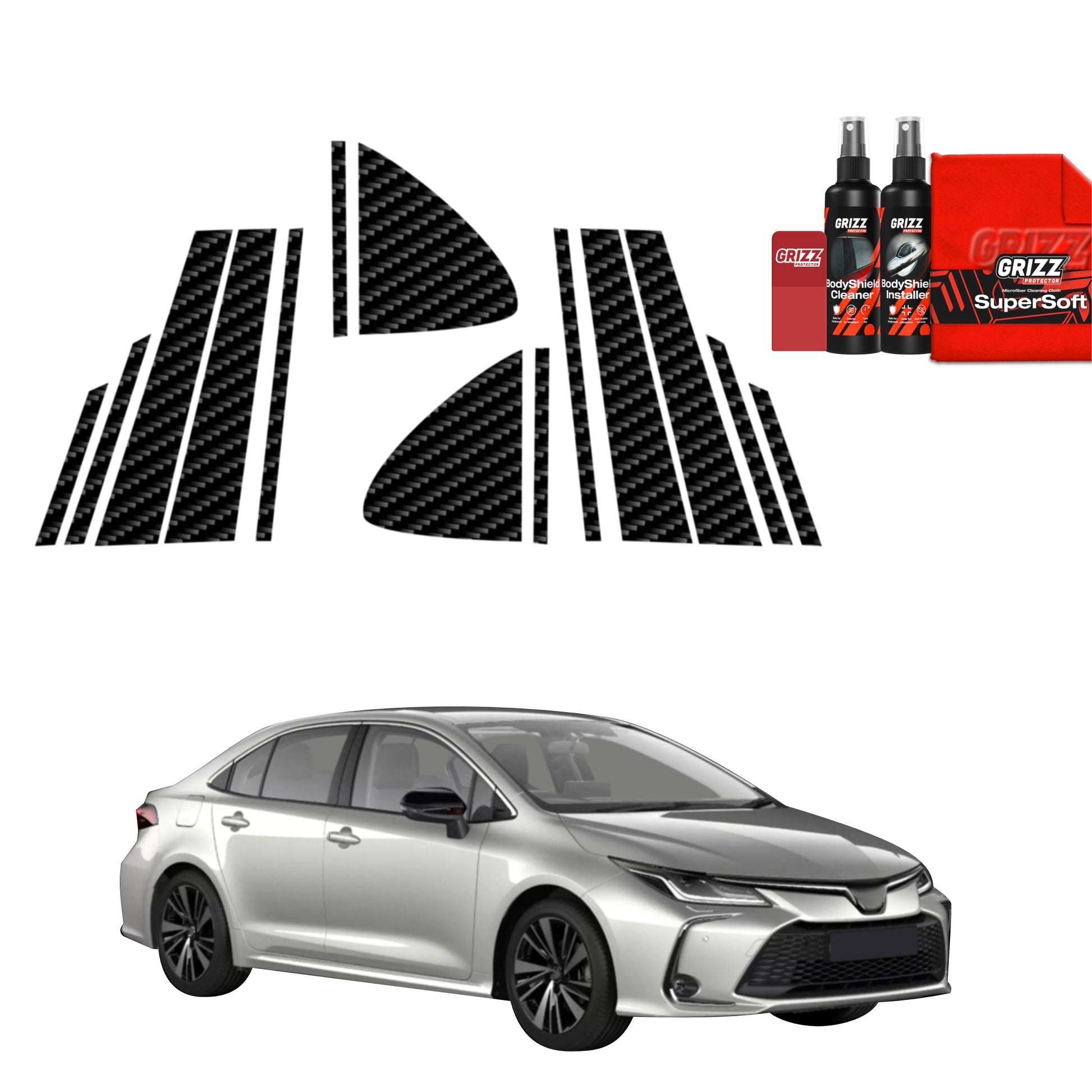 Protective film for exterior car parts – shields against scratches, chips, and scuffs
