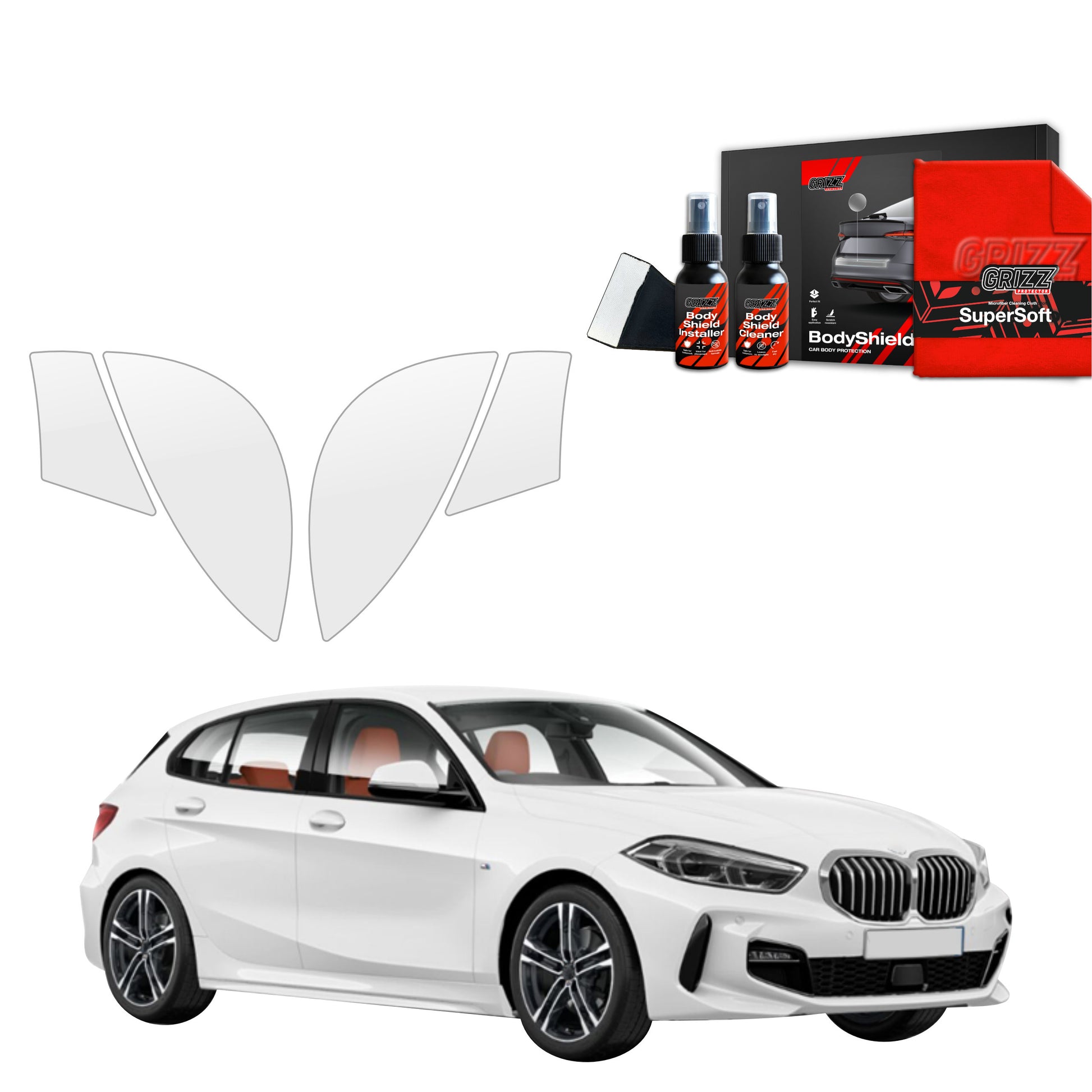 Protective film for exterior car parts – shields against scratches, chips, and scuffs