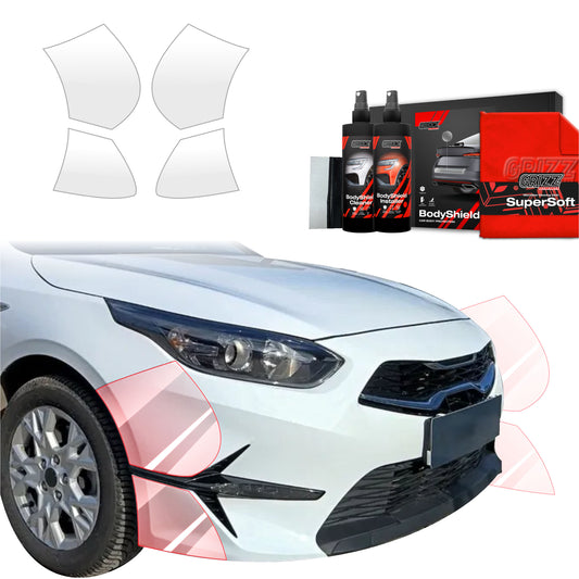 Protective film for exterior car parts – shields against scratches, chips, and scuffs