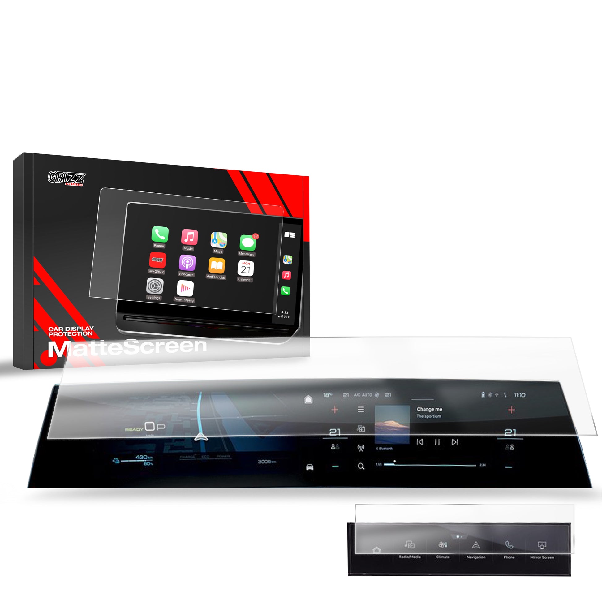 Anti-fingerprint screen protector for car touchscreen – scratch-resistant and easy to apply