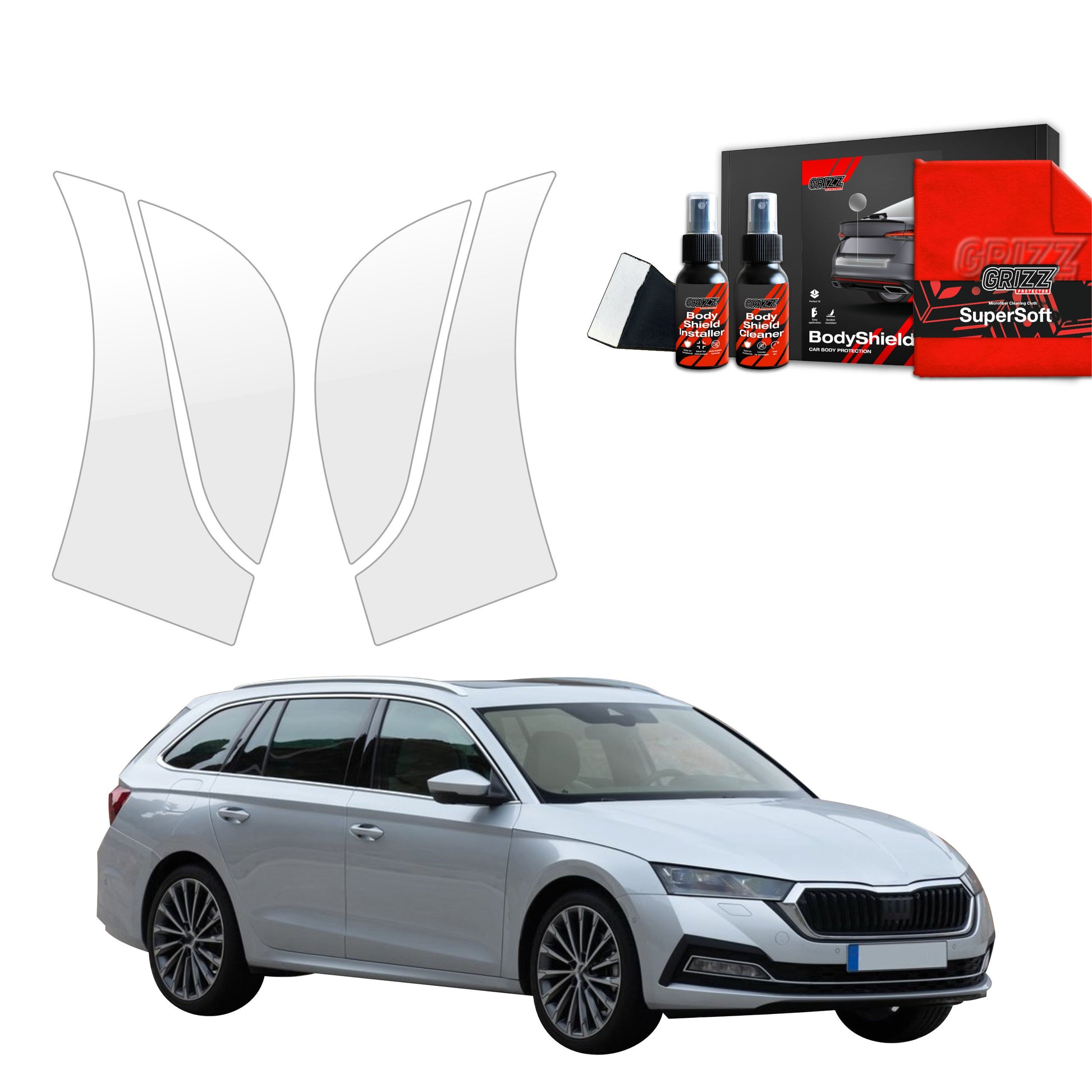 Protective film for exterior car parts – shields against scratches, chips, and scuffs