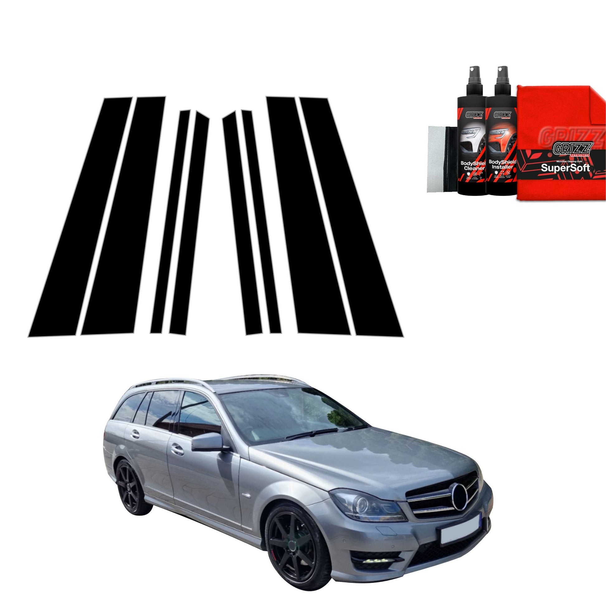 Protective film for exterior car parts – shields against scratches, chips, and scuffs