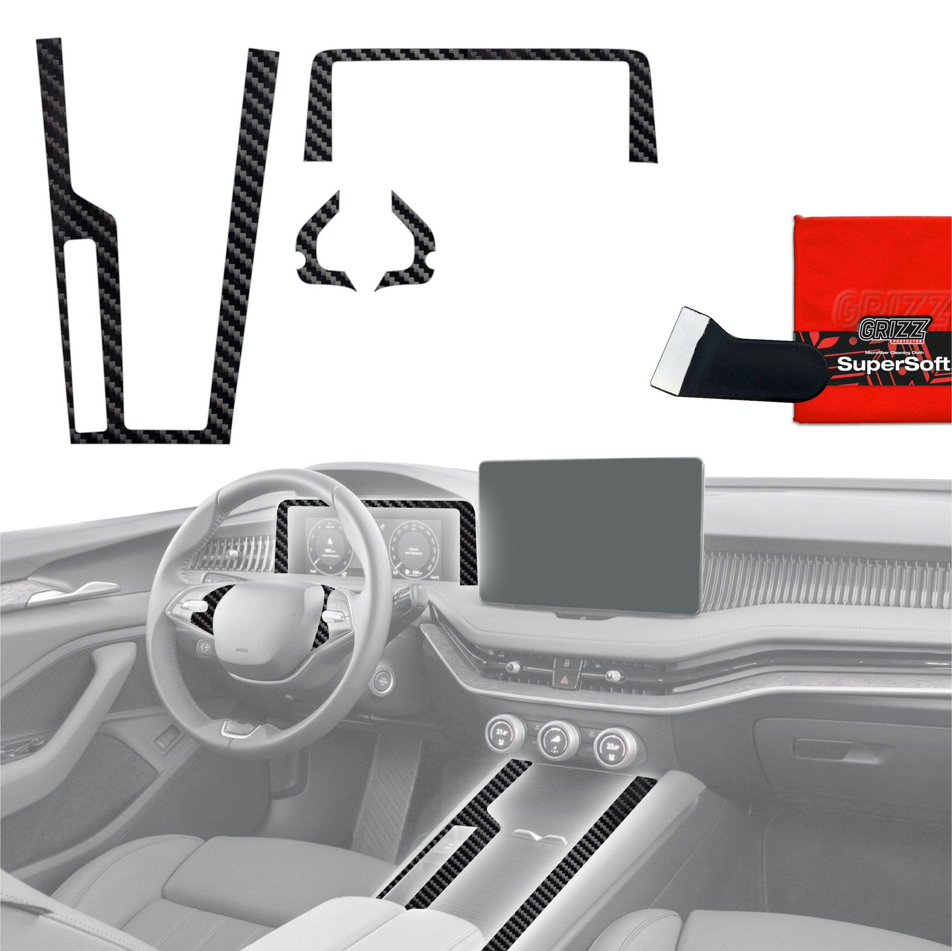Scratch-resistant film for automotive interior elements