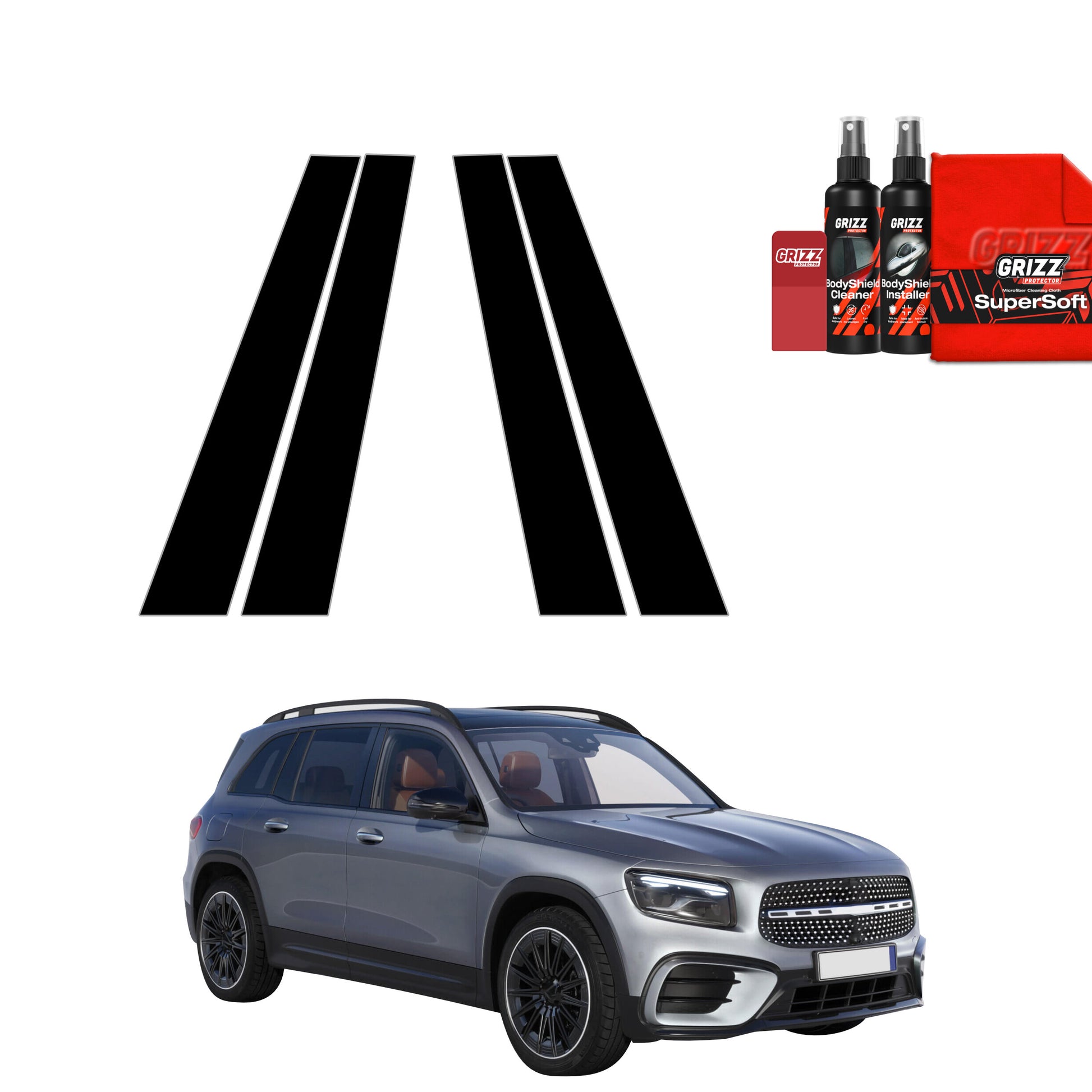 Protective film for exterior car parts – shields against scratches, chips, and scuffs