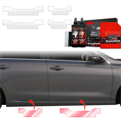 Protective film for exterior car parts – shields against scratches, chips, and scuffs