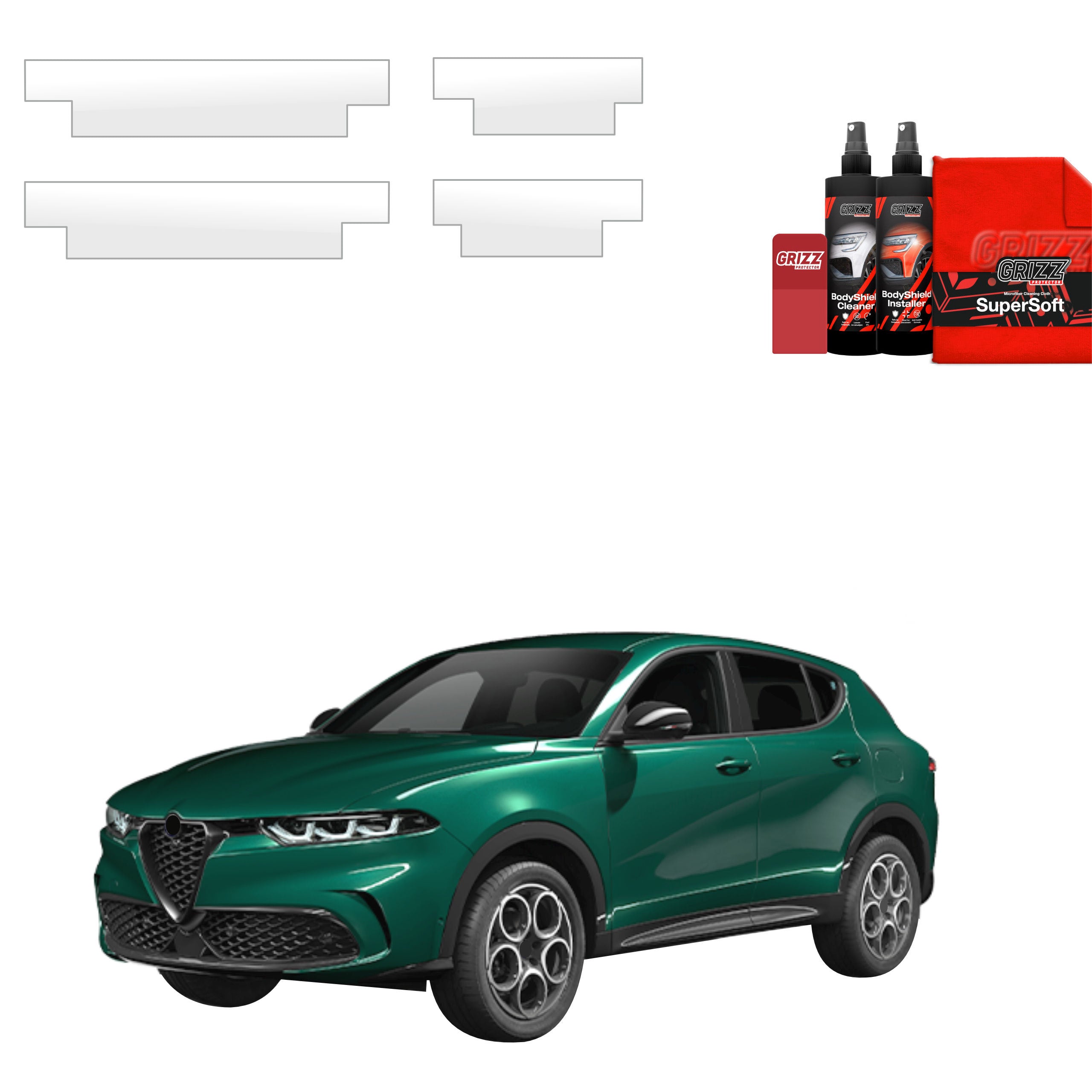 4in1 protective film for rocker panel - Alfa Romeo Tonale (2022-2026 ...