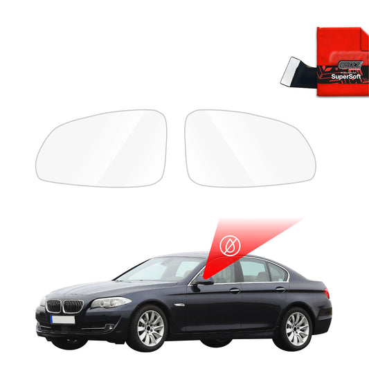 Rain protection film for exterior mirrors