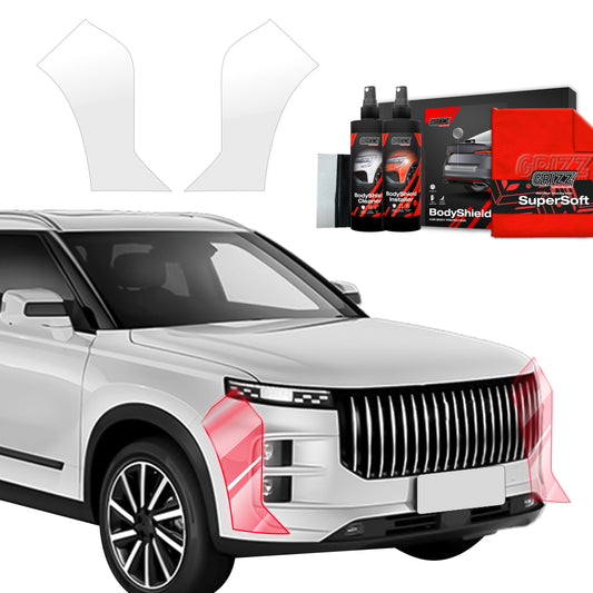 Protective film for exterior car parts – shields against scratches, chips, and scuffs