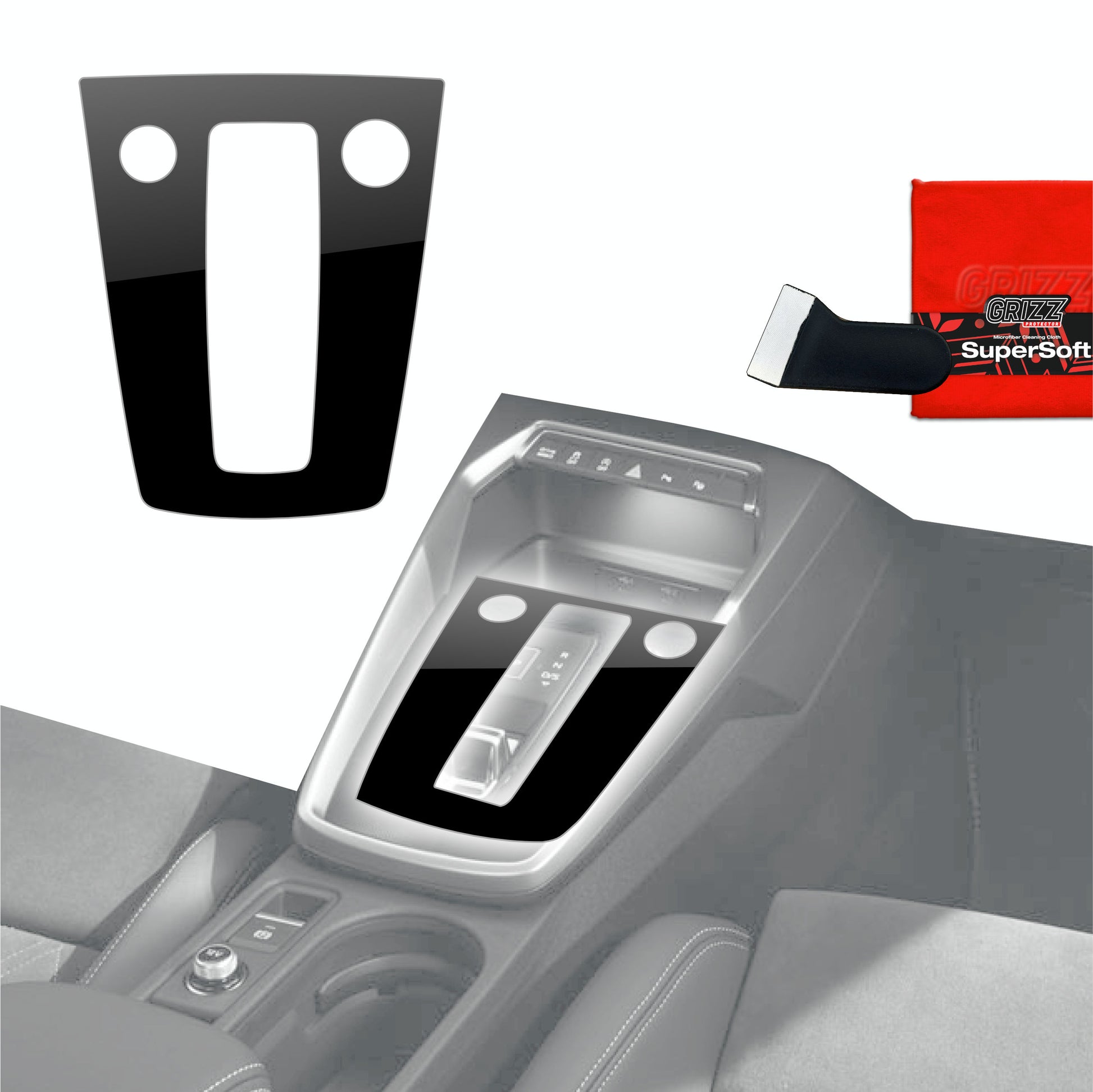 Scratch-resistant film for automotive interior elements